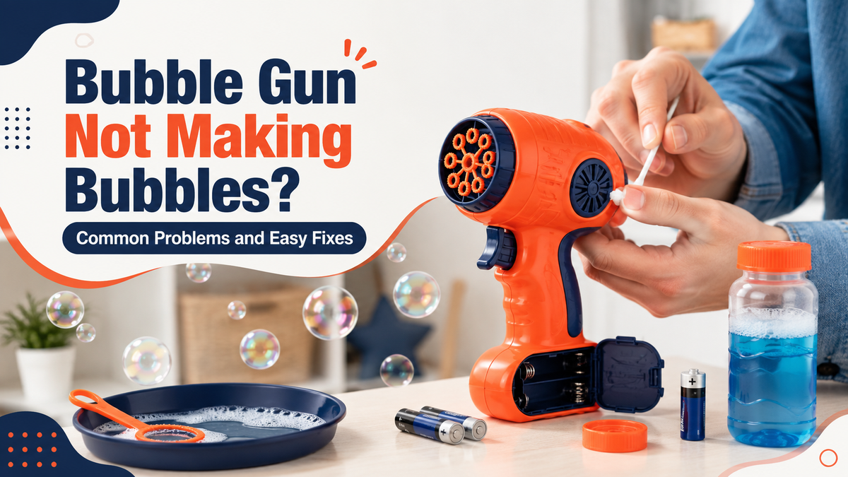 Bubble Gun Not Making Bubbles 