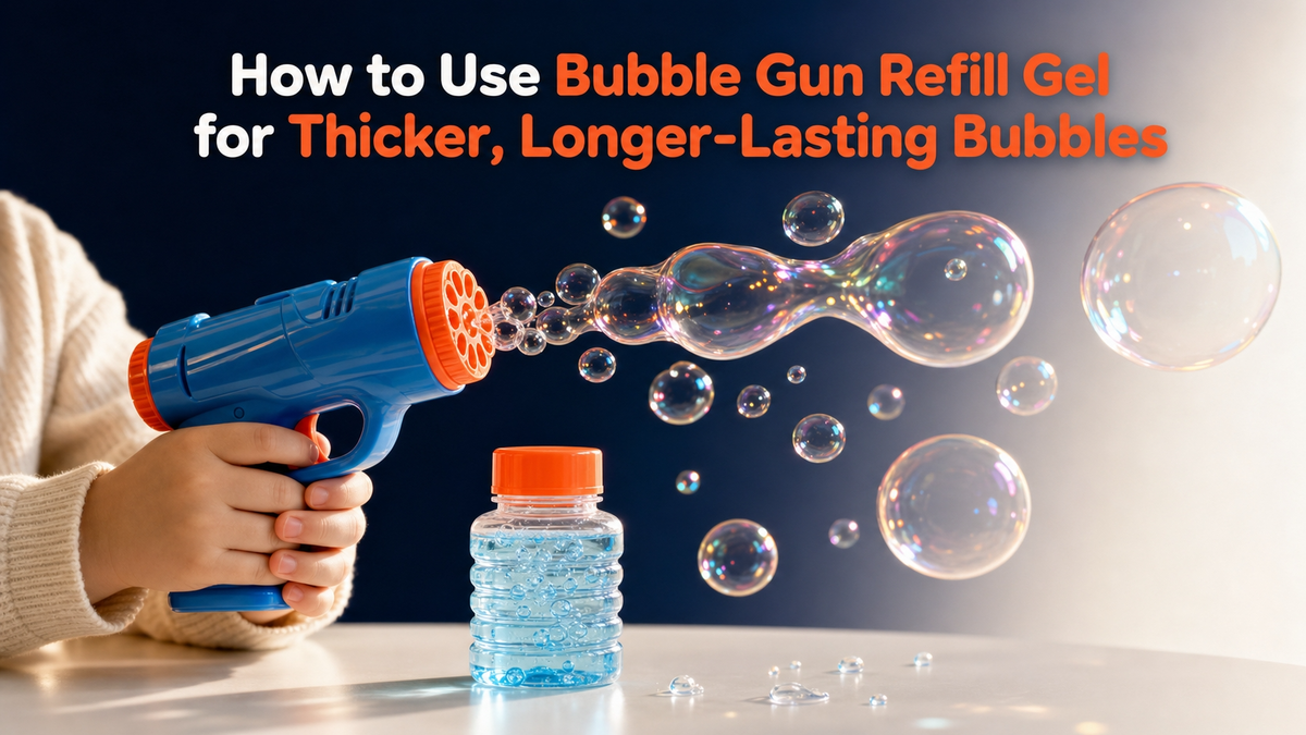 How to Use Bubble Gun Refill Gel for Thicker, Longer-Lasting Bubbles
