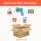 10 Holes Sky Blue Bubble Gun For Kids