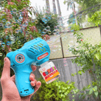 10 Holes Sky Blue Bubble Gun For Kids