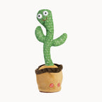 Dancing & Talking Cactus Toy for Kids toy with a smiling face on a white background