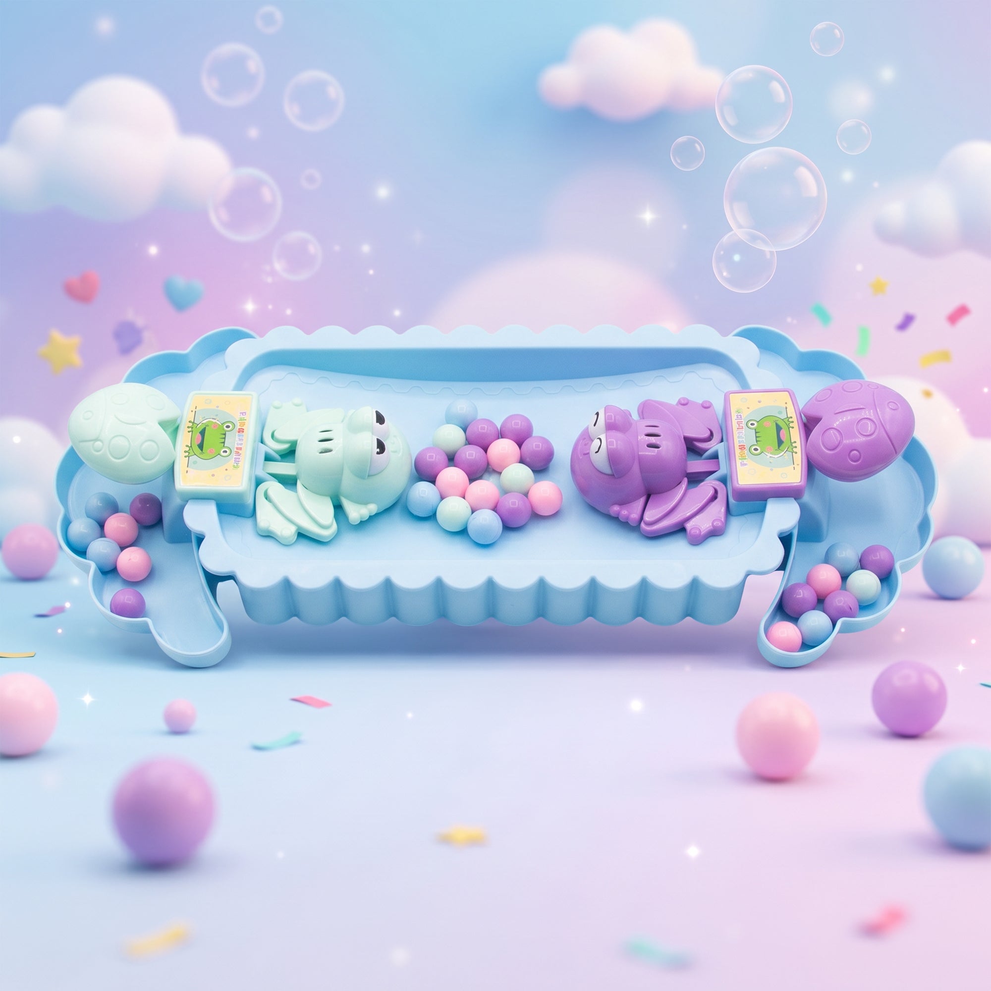 Frogs Subsonic Tabletop Game on a colorful background