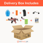 MP5 High-Speed Gel Blaster Toy Gun Delivery Box includes