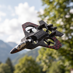 S1 Remote Control Interstellar Fighter Plane Flying in the Air